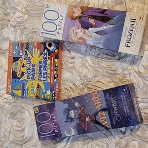 Puzzles / Playing Tile Set -  2 Boxes / 100pc Puzzle Each